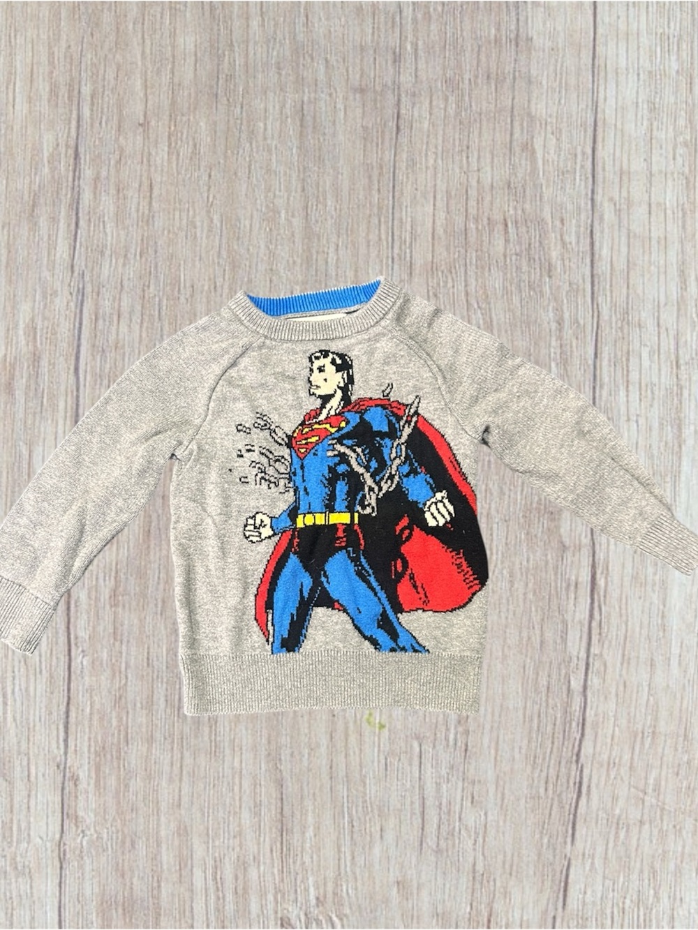 Baby Gap x Junk Food Superman Sweater sz 2